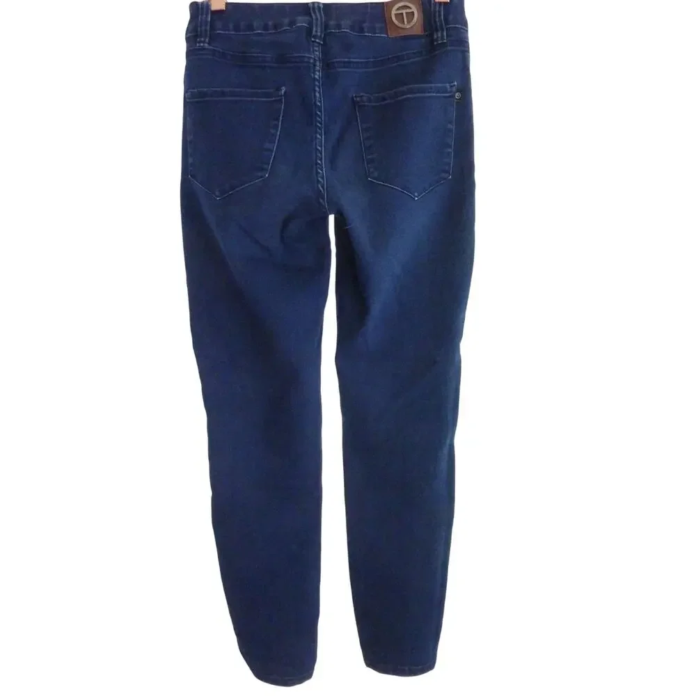 Tahari Blue Skinny Jeans Size 2 26